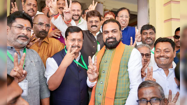 बिहार में राज्यसभा की पांचो सीटों पर जीते N.D.A के उम्मीदवार