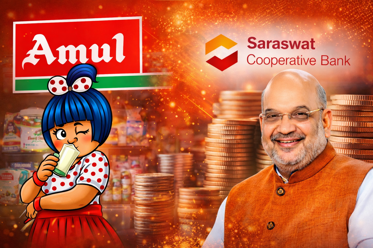 Amul और Saraswat Cooperative Bank ने पार किया ₹1 लाख करोड़ टर्नओवर