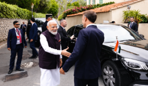 ‘आरी-आरी’ गाने पर PM मोदी के साथ नजर आए फ्रांस के राष्ट्रपति मैक्रों