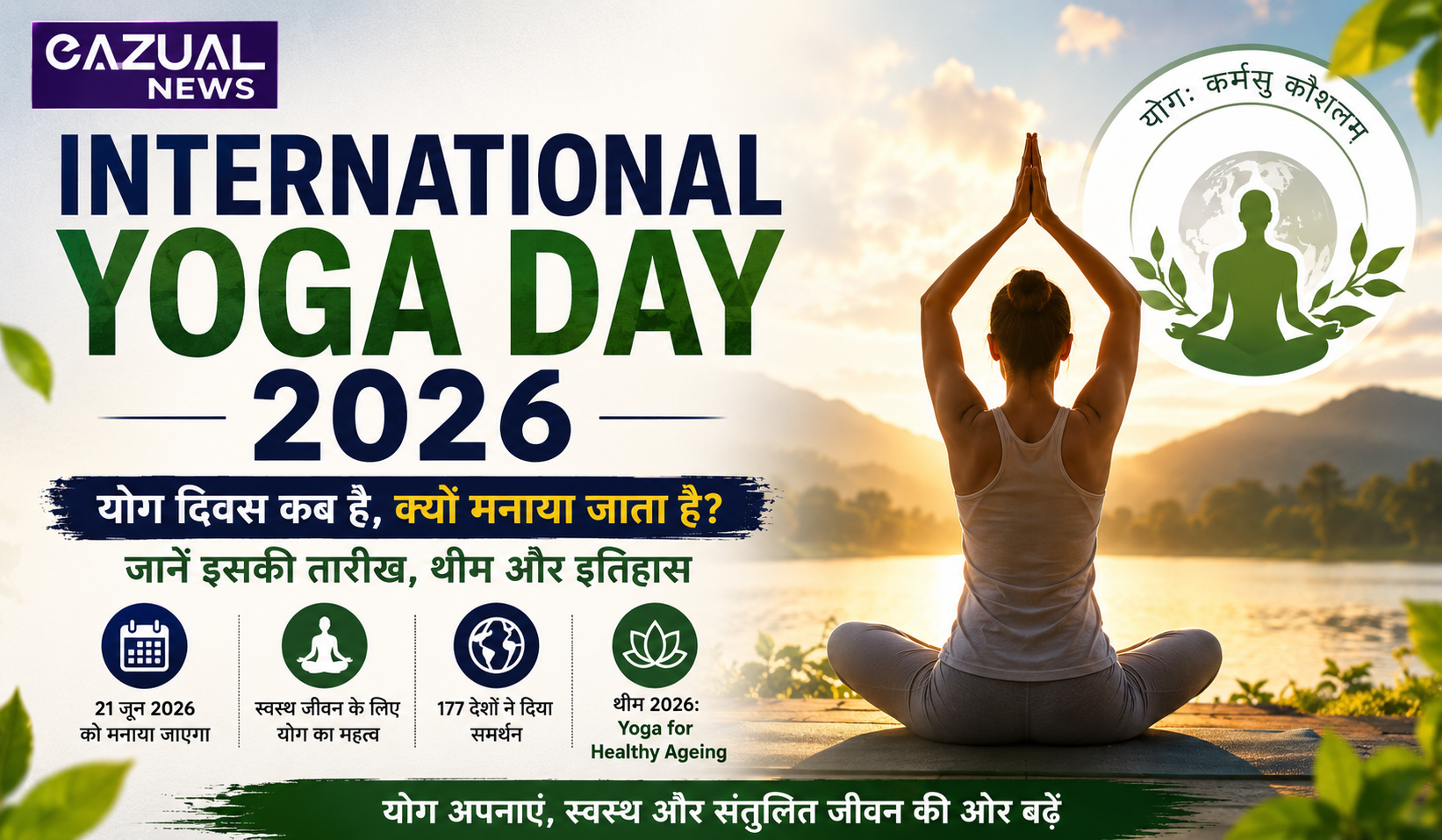 International Yoga Day 2026: योग दिवस कब है, क्यों मनाया जाता है? जानिए इतिहास, महत्व और थीम